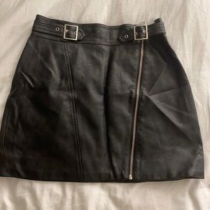 Topshop Leather skirt